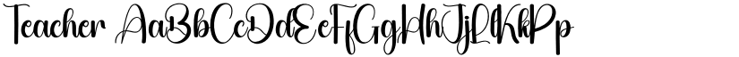 Teacher font download