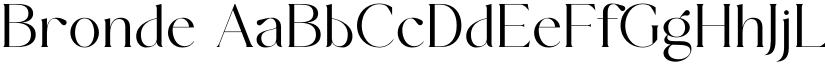 Bronde font download