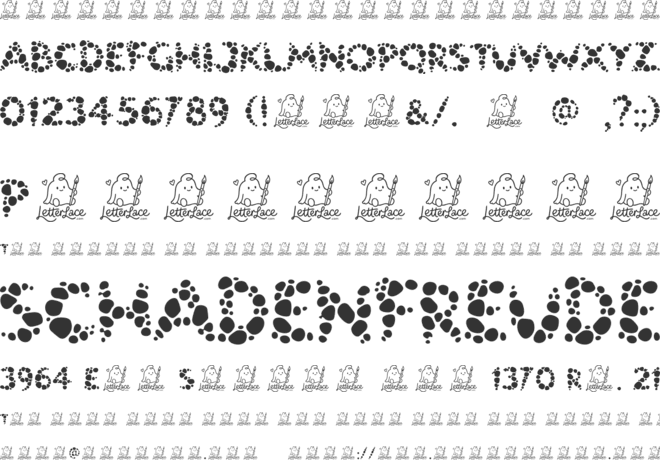 Dotmallow Free font preview