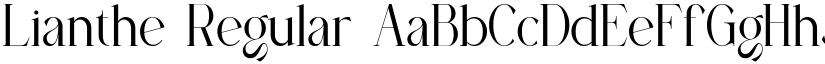 Lianthe font download