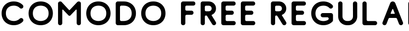 Comodo Free Regular font