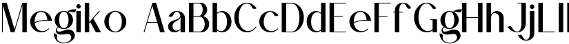 Megiko font download
