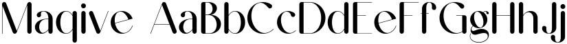 Maqive font download
