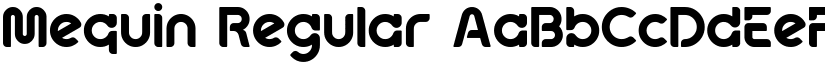 Mequin font download