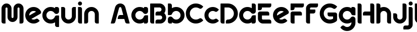 Mequin font download