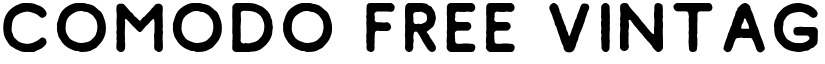Comodo Free Vintage font