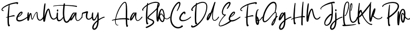 Femhitary font download