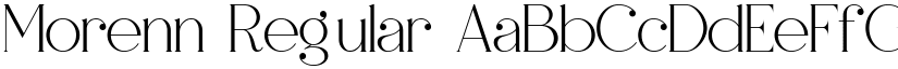 Morenn font download