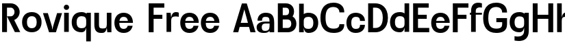 Rovique Free font download