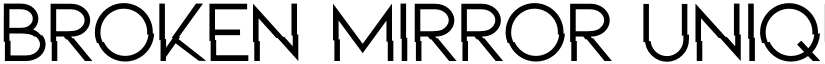 Broken Mirror Unique Glitch font download