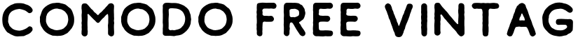 Comodo Free Vintage font