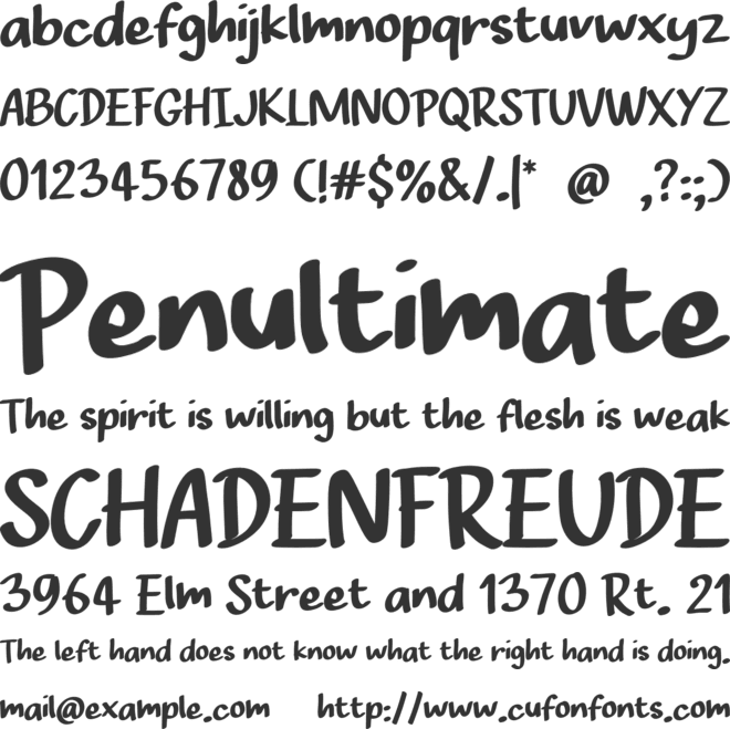 GOOD STAR font preview
