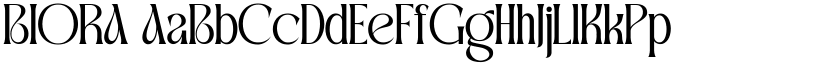 BIORA font download