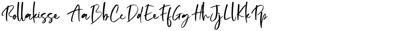 Rollakisse font download