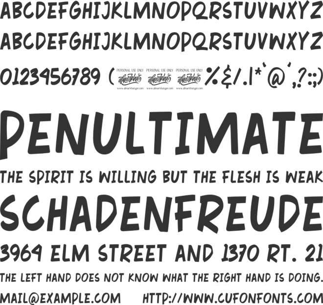 Stackido font preview