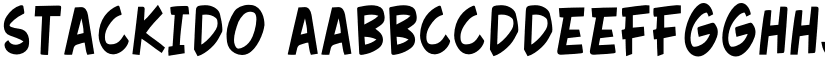 Stackido font download