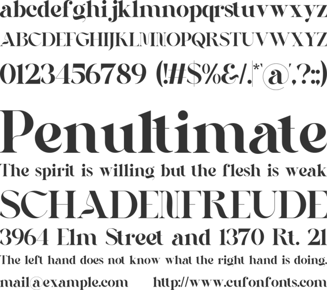 Rellika font preview