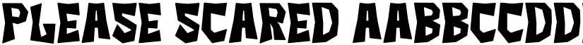 Please Scared font download