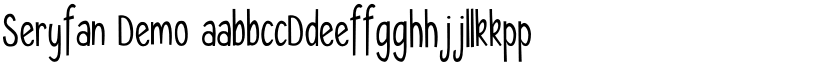 Seryfan Demo font