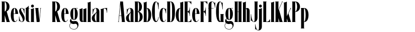 Restiv font download