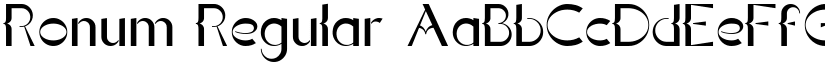 Ronum font download
