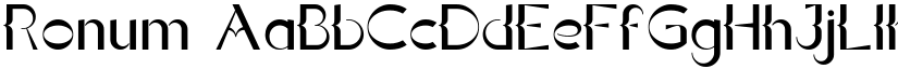 Ronum font download