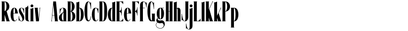 Restiv font download