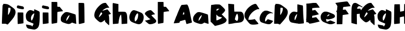 Digital Ghost font download
