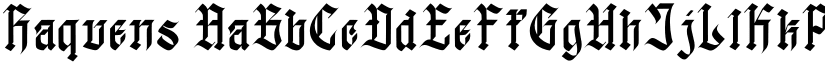 Raquens font download