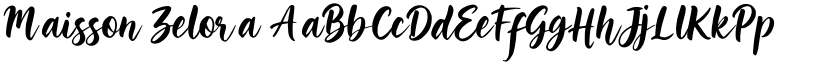 Maisson Zelora font download