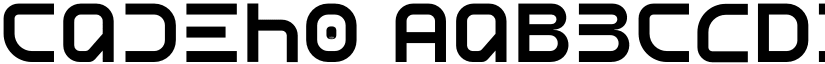 Cadeho font download