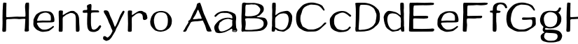 Hentyro font download