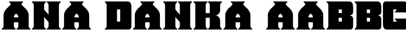 Ana Danka font download