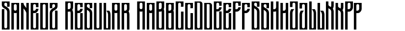 Saneoz font download