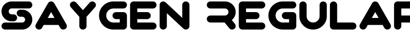 Saygen font download