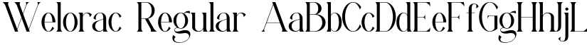 Welorac font download