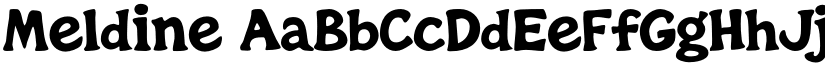 Meldine font download