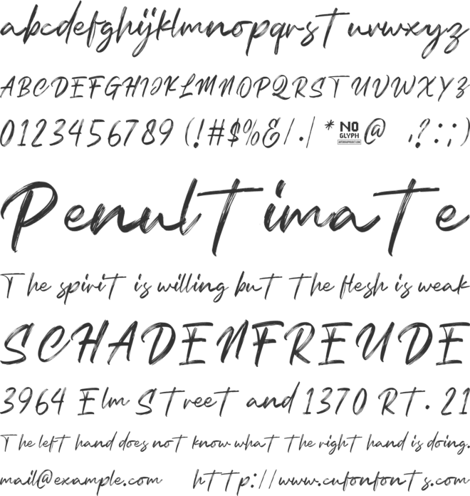 Relsika font preview
