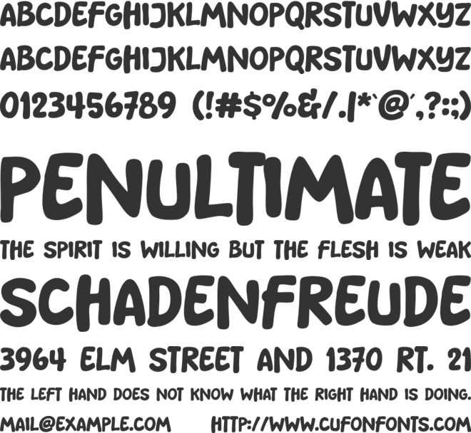 Matcha Style font preview