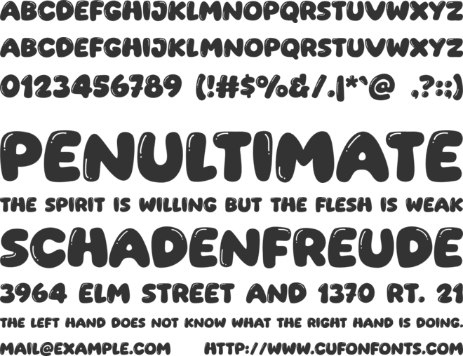Matcha World font preview