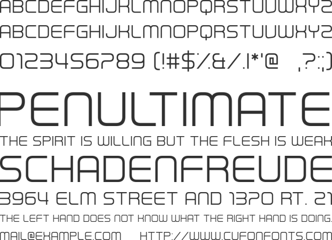 First In Line font preview