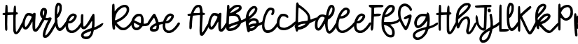Harley Rose font download