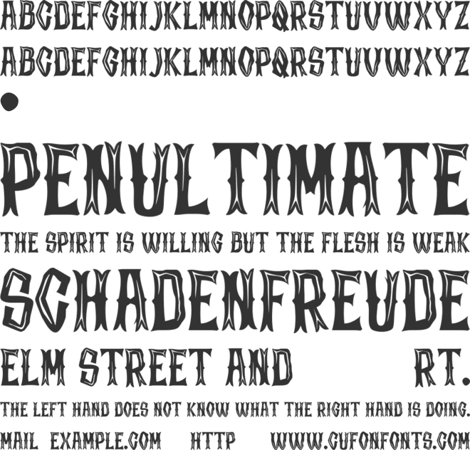 CROVELLA font preview