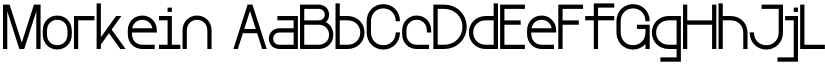 Morkein font download
