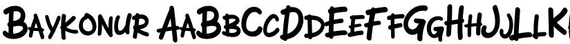 Baykonur font download