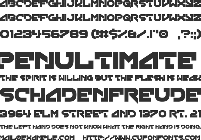 Green Strand font preview