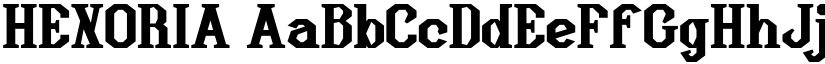 HEXORIA font download