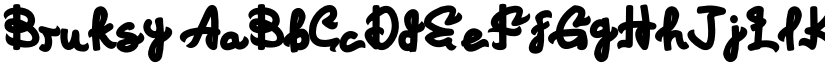 Bruksy font download