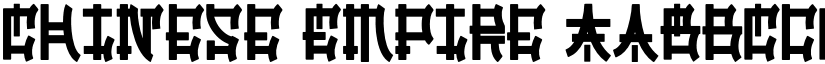 Chinese Empire font download