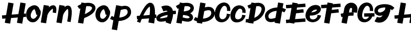 Horn Pop font